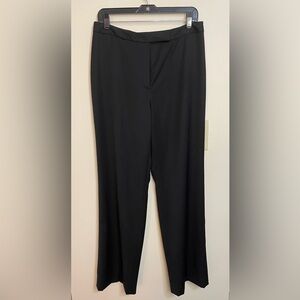 Brooks Brothers 346 Women’s 100 % Wool Classic Casual Black Pant Lined Size 10.